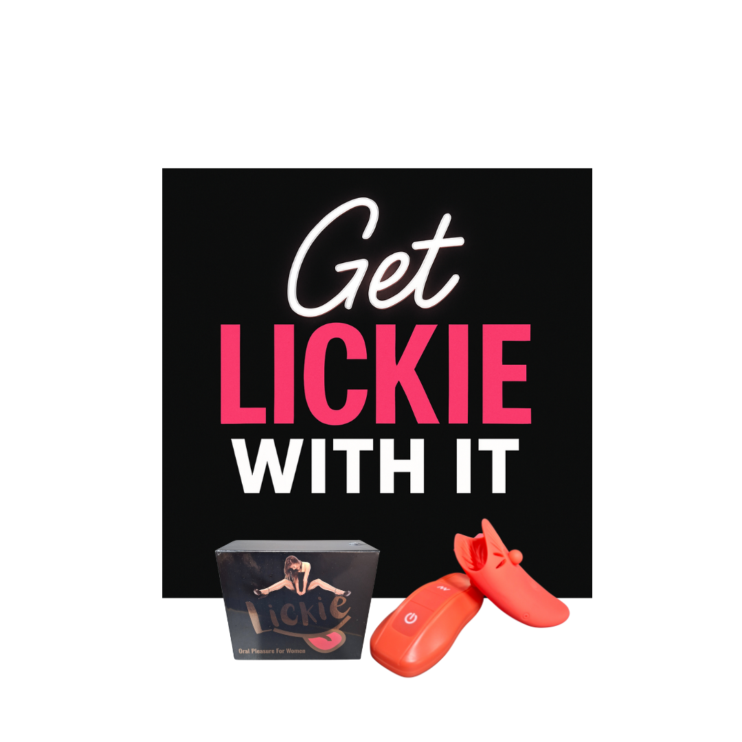 Lickie wearable tongue sleeve with vibrating tip